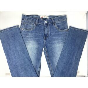 Levi's 511 Slim Straight Leg Boy's Blue Jeans Size 16  Regular